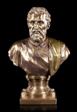 Michelangelo Buonarroti Busto - Figura Veronese Statua IN Bronzo