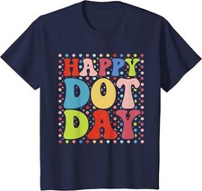 Happy Dot Day Colorful Retro International Dot Day Youth Unisex T-shirt