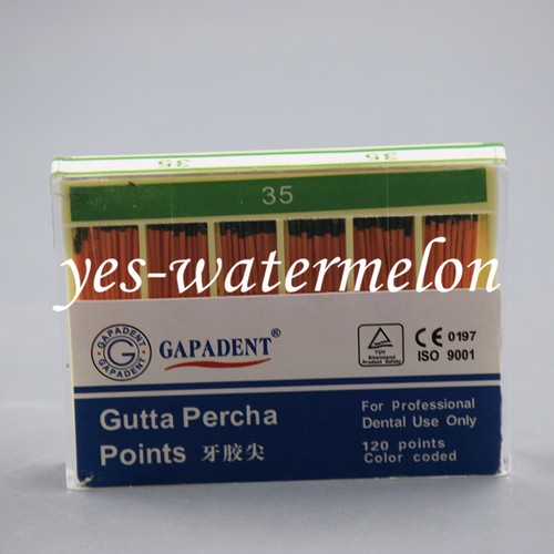 Dental Gapadant Gutta Percha Paper Points Endodontics Taper 0.02 120 Points - Picture 81 of 113
