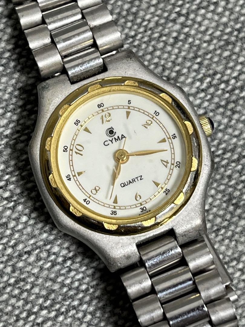 Cyma Vintage Quartz 704 Watch Women's 25mm x 22mm Battery Dead