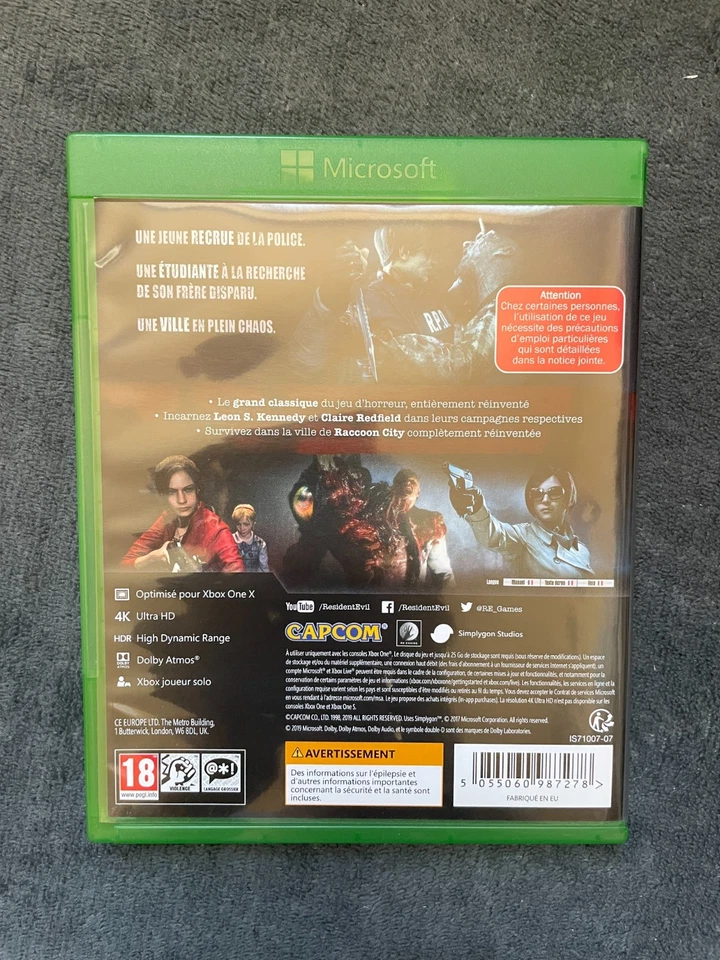 Resident Evil 2 Xbox One, photo 2 sur 2