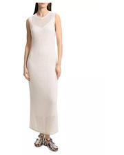 Theory Neo Mesh Maxi Dress White Size M 6420