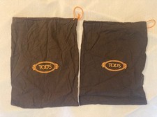 TOD'S Original Staubbeutel 37 x 27 cm mit Kordelzug dunkelbraun
