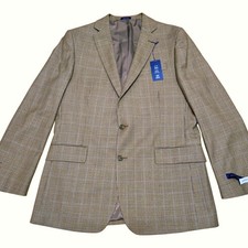 NWT Stafford Seasonal Textures Sport Coat Men's 42R Classic Fit, Wool/Silk/Poly