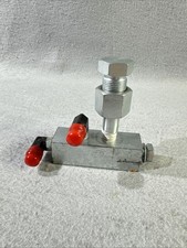 INDUSTRIAL Oil Block  for Hydraulic Press for Pressure Gauge unbranded