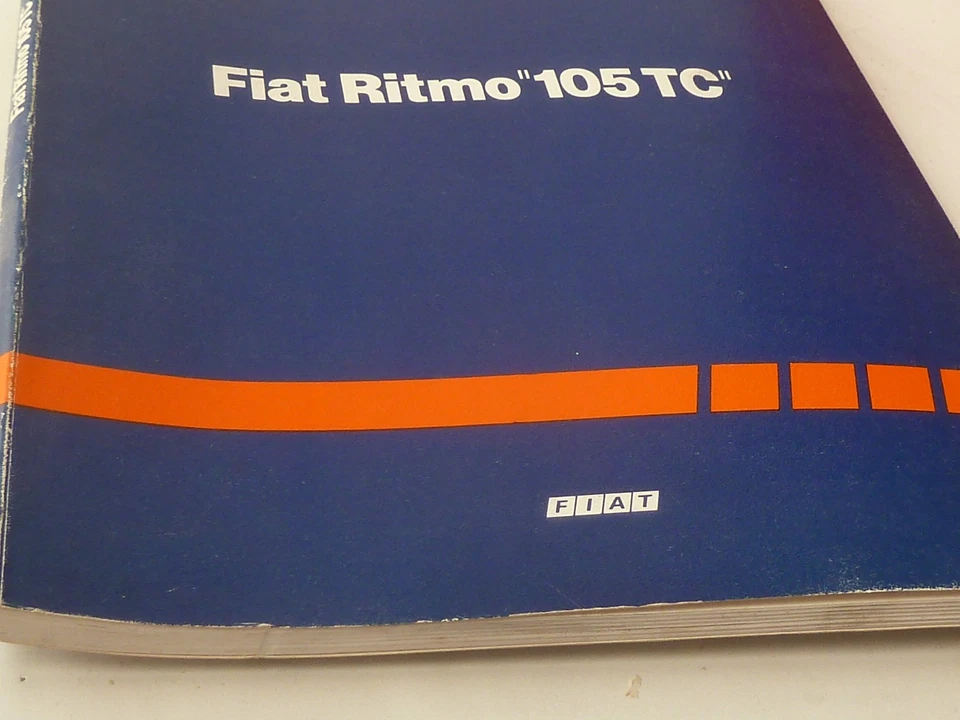 FIAT  RITMO 105 TC   - MANUALE ORIGINALE  manutenzione e riparazione! - Immagine 2 di 4