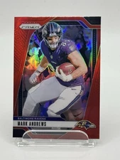 MARK ANDREWS 2024 PANINI PRIZM NFL FOOTBALL RED WAVE RAVENS /149 Q3098