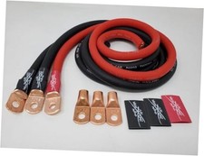 Sky High Car Audio 1/0 CCA Big 3 - Red/Black