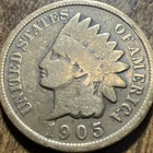 1905 Indian Head Cent Penny   "Actual Coin Pictured"
