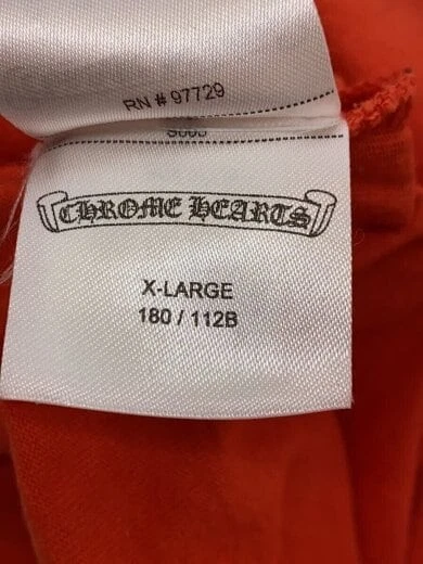 CHROME HEARTS CUORI CROMATI T shirt XL cotone ORN plain 034 022522