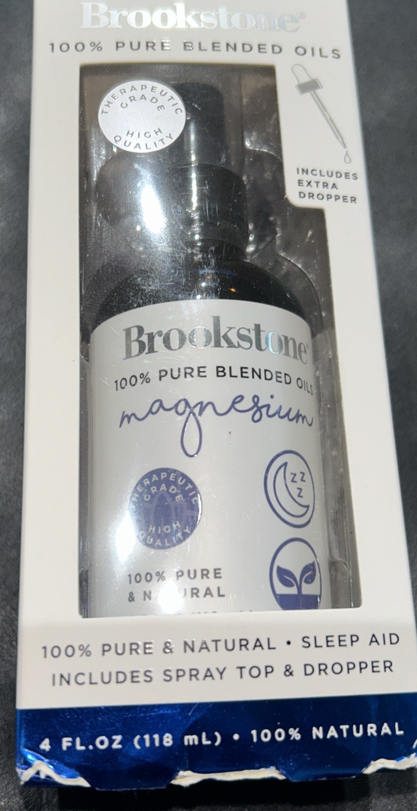Brook Stone 100% Pure Blended Oils Magnesium Sleep Aid-4 FL. OZ