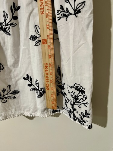 Vestido J Crew forrado blanco y negro verano para mujer (al por menor $180) - Imagen 5 de 8