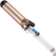 2 Inch Curling Iron Large Barrel, Long Barrel Curling Wand Dual Voltage, Ceramic