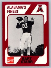 1989 Collegiate Collection Coke Alabama Crimson Tide #267 Bart Starr