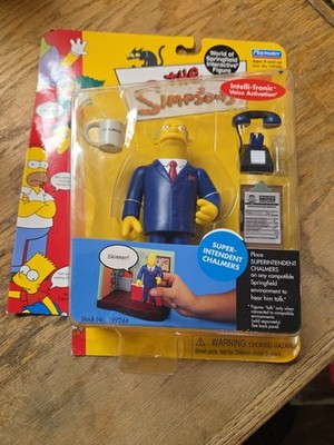 Playmates Superintendent Chalmer Simpson Series 8 Springfield Interactive Figure