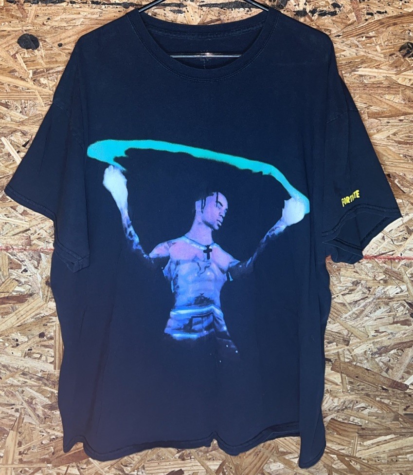 TRAVIS SCOTT × FORTNITE STARGAZING TEE Cactus Jack Travis Scott x Fortnite Stargazing T-Shirt Tee