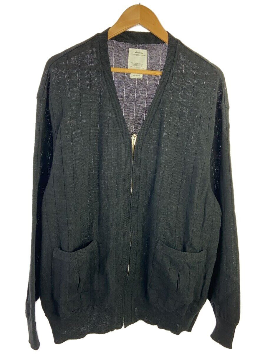 visvim KNIT ZIP CARDIGAN Cardigan (thin)/4/wool/BLK/plain visvim KNIT ZIP CARDIGAN Cardigan (thin)/4/wool/BLK/plain