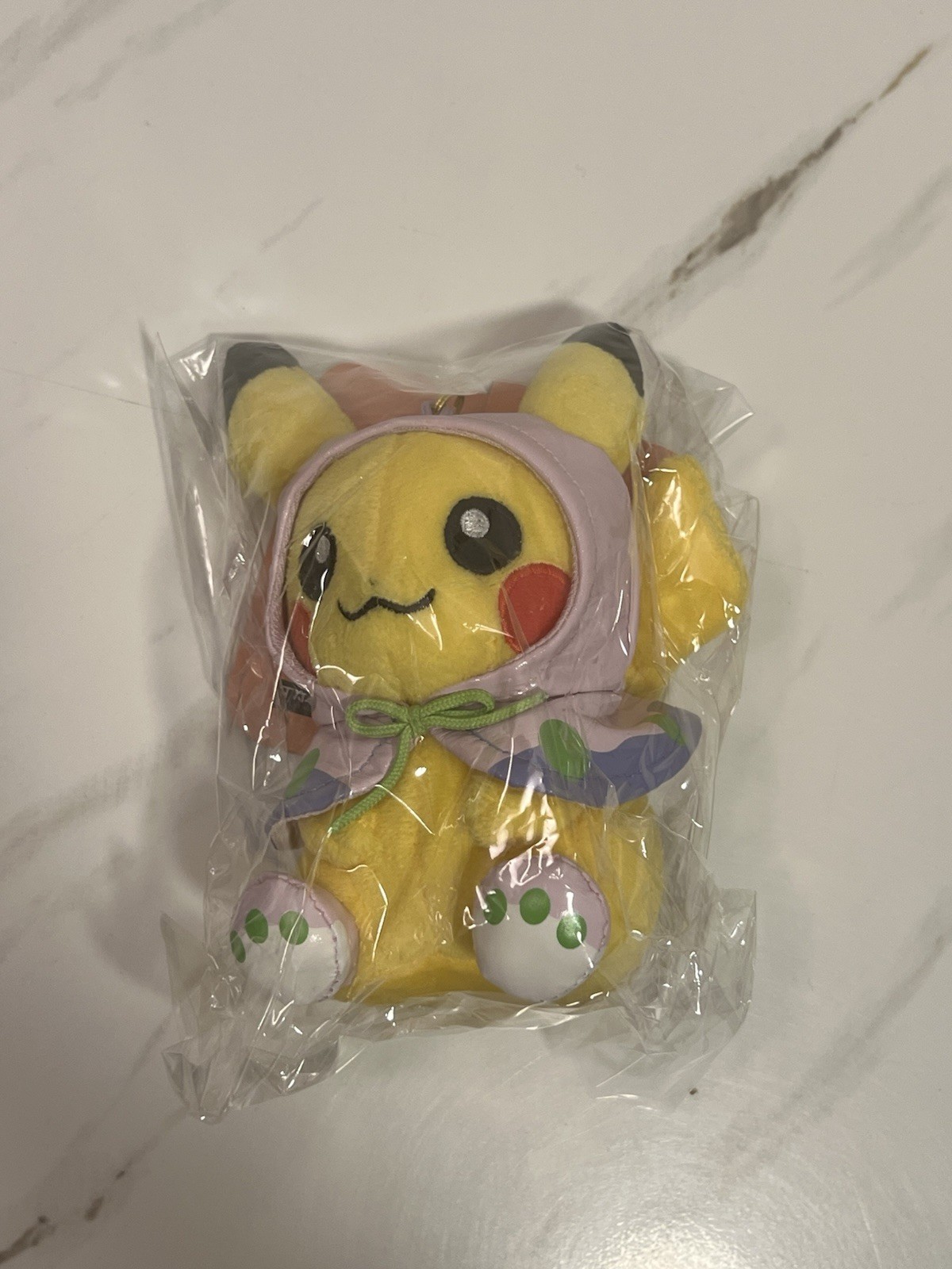 Goomy Raincoat Pikachu Pokemon Plush Mascot Keychain-image