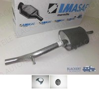 Imasaf ESD Auspuff Endtopf für Opel Agila (H00) 1.3 Cdti 51KW (Nicht Joy)
