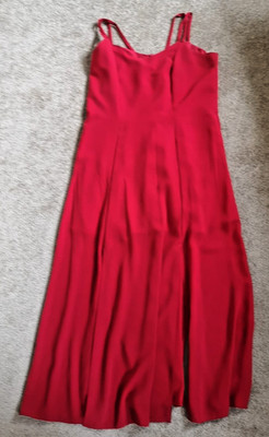 Chiffon Dress by Vera Mont, Size 44, Length 130cm, Chest 100cm A Line Taffeta