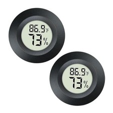 JEDEW Pack Hygrometer Thermometer Digital Humidity Meter Indoor/Outdoor 2