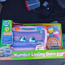 LeapFrog Number Lovin  Oven Pretend Play Learning Toy 16 Food Pieces NEW
