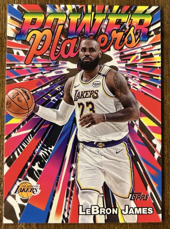 2025-26 Topps Basketball #PP-7 Power Players Lebron James Los Angeles Lakers