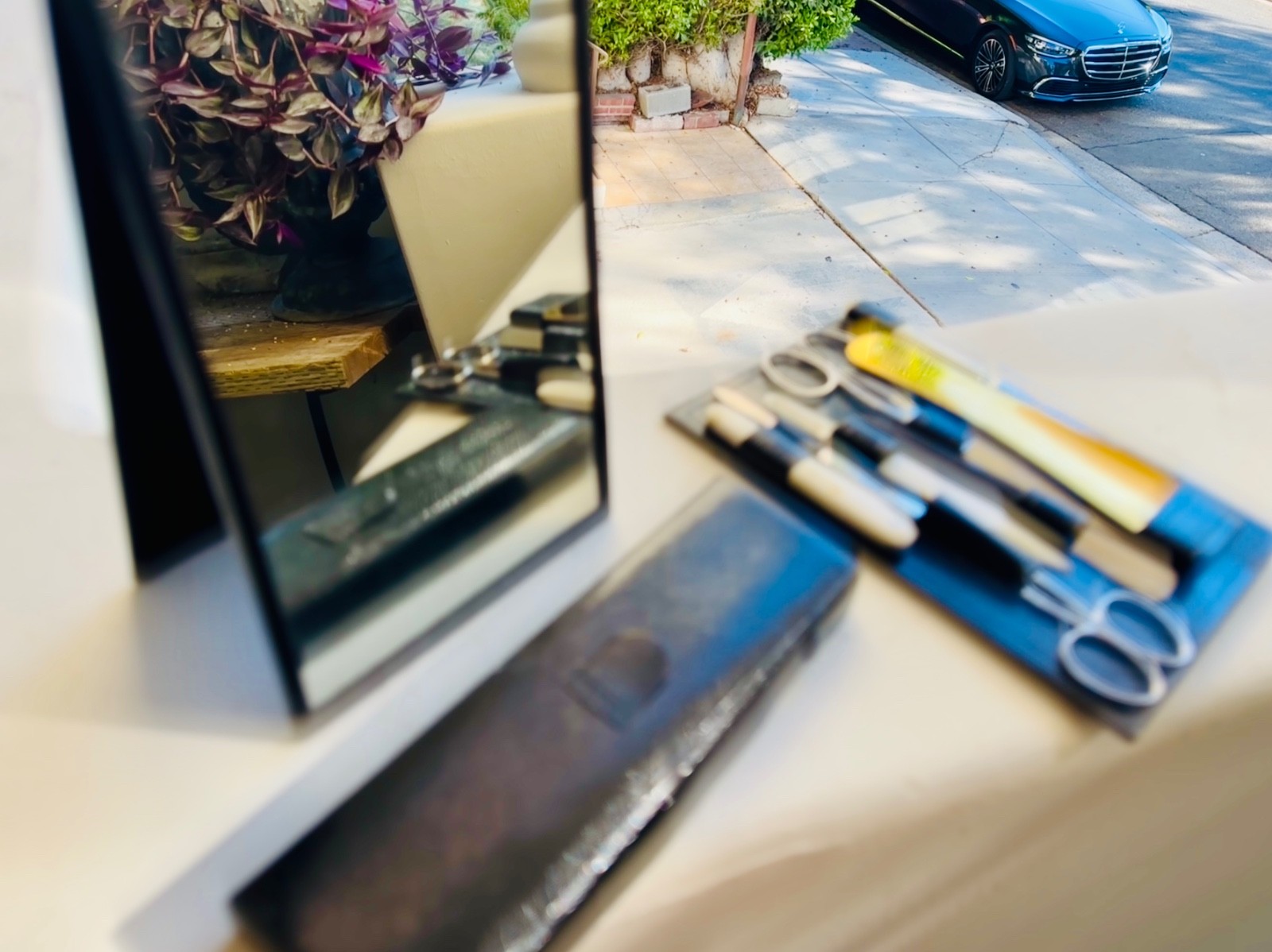 Jean Puiforcat Gustave Keller 950 Silver Art Deco Sterling  Travel Case Set Gift