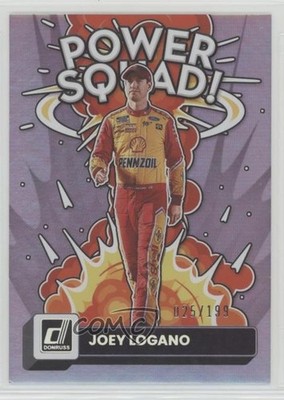 2023 Panini Donruss NASCAR Power Squad Holographic /199 Joey Logano #PS10 0f5t