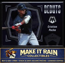 Cristian Pache 2021 Panini Mosaic Debuts #PD2 Atlanta Braves Rookie RC