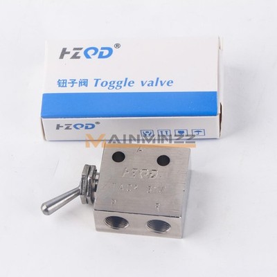 1/8'' TAC2-31V Air Pneumatic 2 Position 3 Way ON OFF Switch Knob Toggle Valve *mq