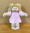Vintage Cabbage Patch Kids Doll HM4 Girl With Paci Face No Pacifier Heart Dress