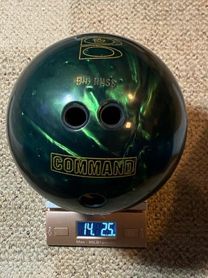Brunswick Command  14 lb 2.5 oz Bowling ball Used Single Drill USA Made