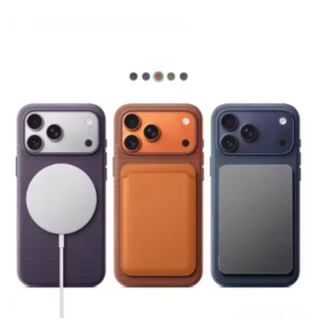 For iPhone 17 Pro Max 17 Pro TechWoven Case with MagSafe Blue