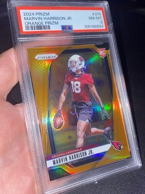 2024 Prizm Marvin Harrison Jr. Orange Prizm /249 PSA 9