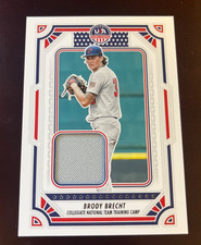 2024 Panini Stars and Stripes - USA Materials Brody Brecht #USA-BB (MEM, RC)