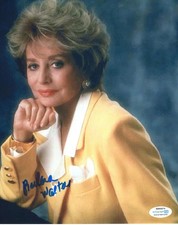 Barbara Walters Signed Autographed 8x10 News Anchor Photo