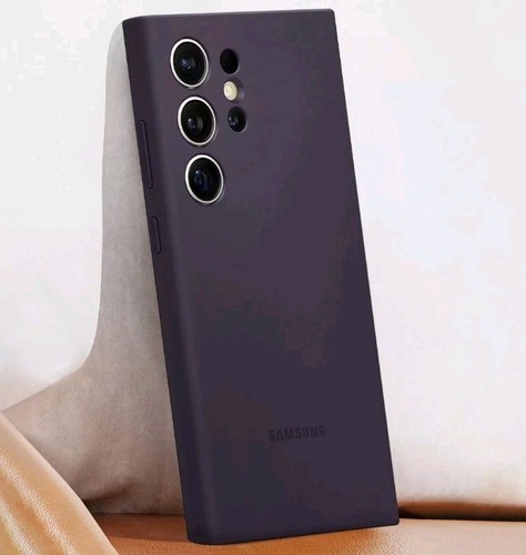 Samsung Case for Galaxy S24 Ultra original Silicone Cover Soft touch - Zdjęcie 5 z 7