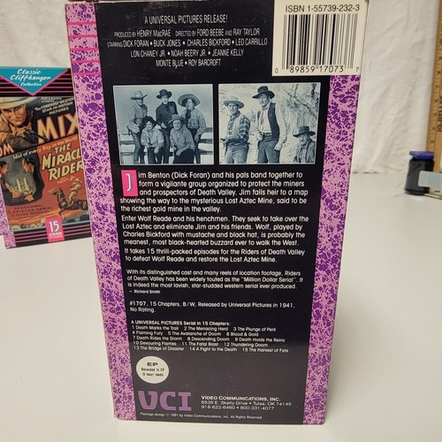 9 Classic Cliffhanger Collection VHS Double Tape Box Sets - Picture 17 of 20