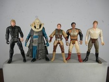 3901 STAR WARS POTF2 5 JABBA´S PALACE FIGURE SET LANDO BOUSHH LUKE JEDI BIB HAN