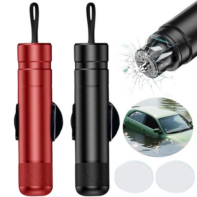 Safe Pro X Auto - Gurtschneider Notfallhammer 2 Stück - 2 in 1 Notfallhammer Aut