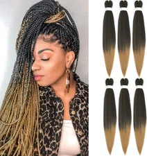 26" Braiding Hair Pre Stretched Yaki Hair Extensions for Braids Easy to Braiding