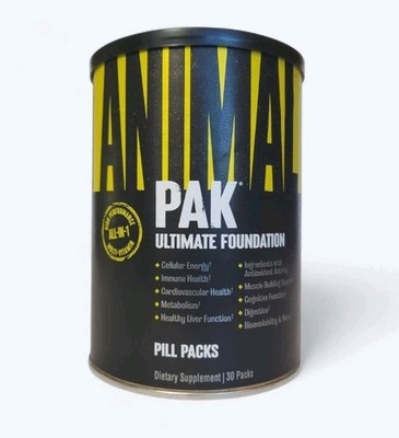 Universal Nutrition ANIMAL PAK Ultimate Foundation 30 Pill Packs Sealed 04/2027
