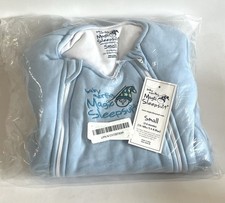 Baby Merlin's Magic Sleepsuit Baby Blue 3-6 Months Small 12-18 Pounds NWT