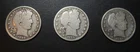 1898 Barber Half Dollar Complete Year Set P O S Mints – 3 Coin Silver Lot