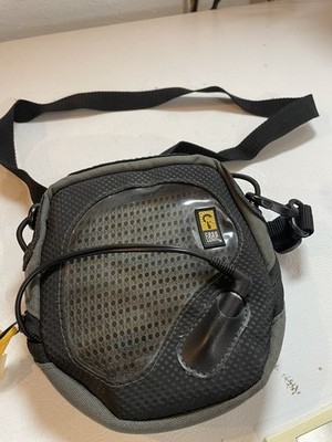 Vintage Case Logic Portable CD Player Carry Case Travel Bag Black Gray