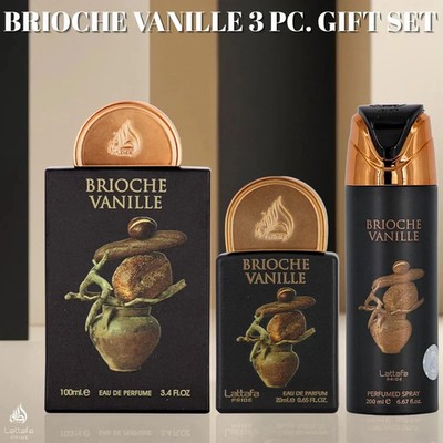 Lattafa Pride Brioche Vanille 3-Piece EDP Gift Set | eBay