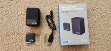 Genuine GoPro Dual Battery Charger + Battery HERO8/HERO7/HERO6 Black AADBD-001