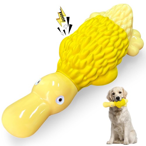 Dog Chew Toys for Aggressive Chewers: Indestructible Dog Toys- Large Squeaky ...