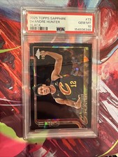 2025-26 Topps Chrome Sapphire - De'Andre Hunter #73 Black /10 PSA 10 POP 1